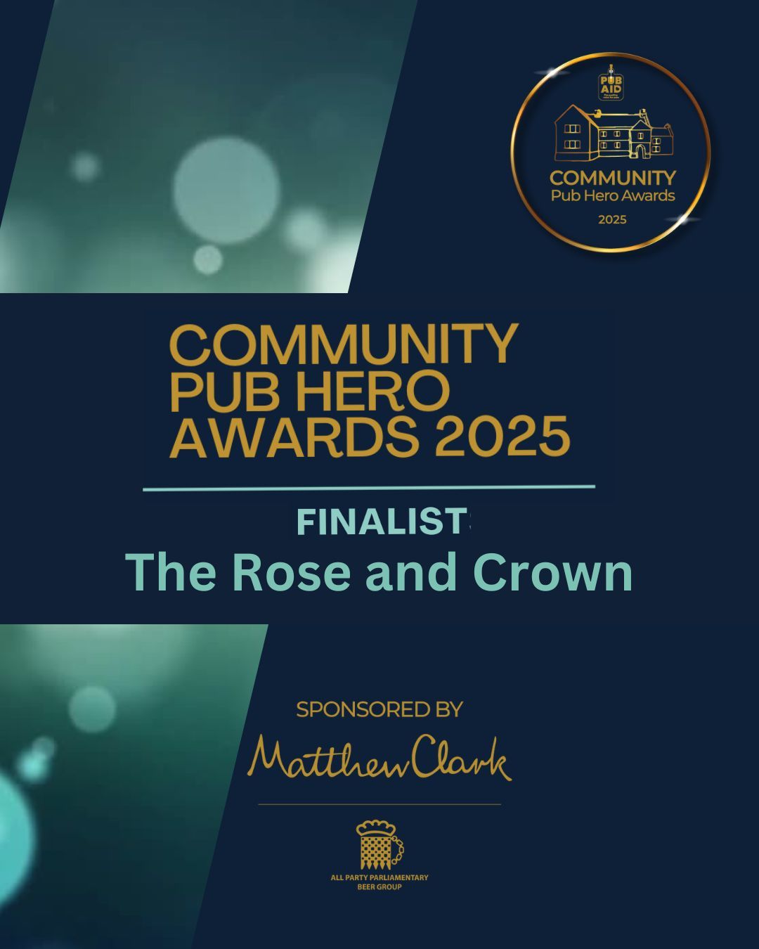 Community Pub Hero Awards 2025 Finalist